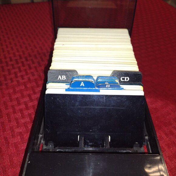 Vintage Rolodex Covered Card File Model VIP 24C - Picture 3 of 7